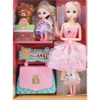 دميه الأميرة مع طفلتها