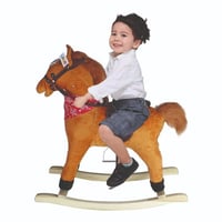 حصان خشبي هزاز حجم وسط
