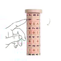 أسطوانه خشبية لتعليم الرياضيات