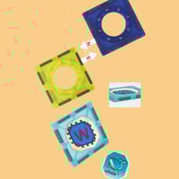 مكعبات المغناطيـس 145 قطعة