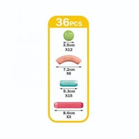 مكعبات المغناطيـس 36 قطعة