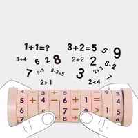 أسطوانه خشبية لتعليم الرياضيات