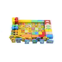 مكعبات خشبية 100 قطعة