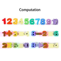 لغز الأرقام والالوان الخشبية