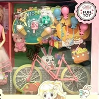 دميه الأميرة مع طفلتها