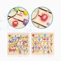 متاهة الحروف الخشبية