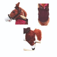 حصان خشبي هزاز حجم وسط