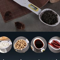 ميزان ملعقة إلكترونية للمطبخ - لون أبيض