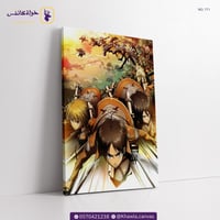 تصميم ابطال انمي هجوم العمالقة