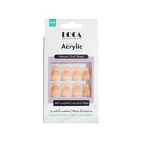 لوكا أظافر أكريلك A10 شكل الموند طبيعي لون فرنسي