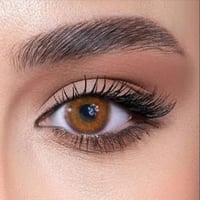 دوللي عدسات لاصقة شهرية عسلي فاتح