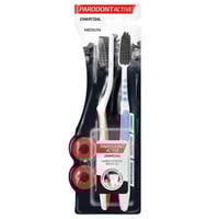 استيرا فرشاة اسنان بارودونت اكتف بالفحم متوسطه 1+1