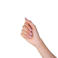 لوكا اظافر صناعية لصق ذاتى بينك شفاف 019