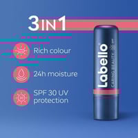 لابيلو بلسم ملون للشفاه والخدود لون روز spf 30