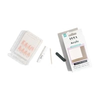 لوكا أظافر أكريلك A8 شكل كوفن قصير لامع للغاية لون...