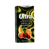 الترا واقى ذكرى برائحة الفواكة 12 قطعة