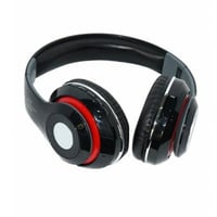 سماعة رأس بلوتوث اسود احمر Black Red Bluetooth Hea...
