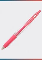 قلم حبر أحمر 0.5 ملم بمشبك ساراسا