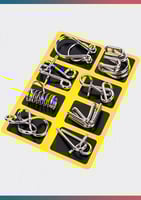 أحجية أقفال معدنية (لعبة ذكاء)