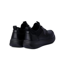 حذاء كاجوال جلد طبي - اسود داكن