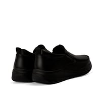 حذاء رسمي طبي من الجلد الفاخر الاسود