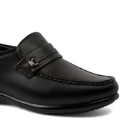 حذاء رسمي طبي من الجلد الطبيعي الاسود