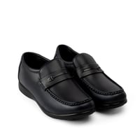 حذاء رسمي طبي من الجلد الطبيعي كحلي