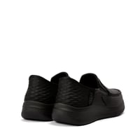 حذاء رسمي طبي من الجلد الطبيعي اسود