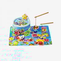 لعبة صيد الأسماك الملونة