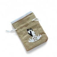 مجموعة 12 قطعة من أكياس توزيعات لتنسيق هدايا الزوا...