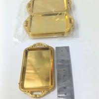 مجموعة 12من صحون ميني انيقه للتوزيعات لون ذهبي