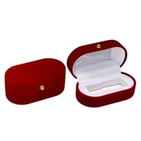 مجموعة 12 علب قطيفه لربع تولة مسك بيضاوي الشكل لون...