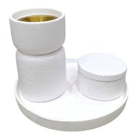 مجموعة 12 من طقم مبخرة و علبة بخور وعود و صحن بتصم...