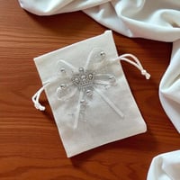 مجموعة 12 قطعة من أكياس قماشية لتجهيز توزيعات المن...