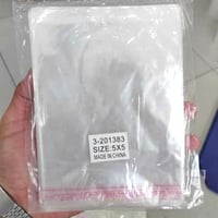 أكياس بلاستيك 100 حبة شفافة مقاس 5*5 سم ذاتية اللص...