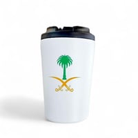 مجموعة 12 من الاكواب الحرارية المصممة بشعار المملك...