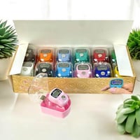 مجموعة من 12 قطعة من خاتم الاستغفار بالوان مميزة