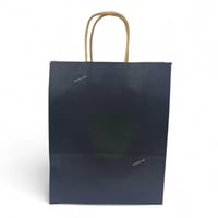 مجموعة (12) من اكياس توزيعات ورقية باللون الاسود م...