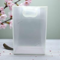 مجموعة (12) من اكياس توزيعات بلاستيكية شفافة بمقبض...