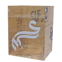 علبة اكريليك للورد الطبيعي بدون ورد