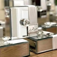 صندوق مجوهرات مرايا (12 قطعة) منسق بالشرائط مع كتا...