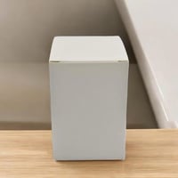 مجموعة 12 من علب ورقية بلون أبيض مقاس 12*8 سم