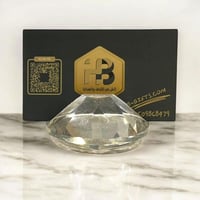 مجموعة 12 من حامل البطاقات على شكل كريستال