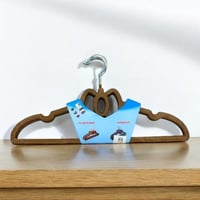 مجموعة (12) من علاقه لتعليق المعاطف والفساتين والم...