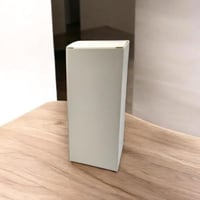 مجموعة 12 من علب ورقية بلون أبيض مقاس 15*6 سم