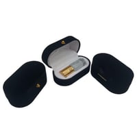 مجموعة 12 علب قطيفه لربع تولة مسك بيضاوي الشكل لون...