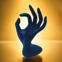 استاند اكسسوارات على شكل يد بلون أسود