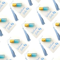 مجموعه 12 استاند اكريليك لتوزيعات المواليد مع تولة...