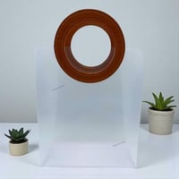 مجموعة (12) من اكياس توزيعات فخمة مصنوعة من البلاس...