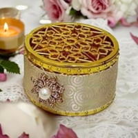 مجموعة من 12 قطعة من علب التعبئة بتصميم دائري انيق